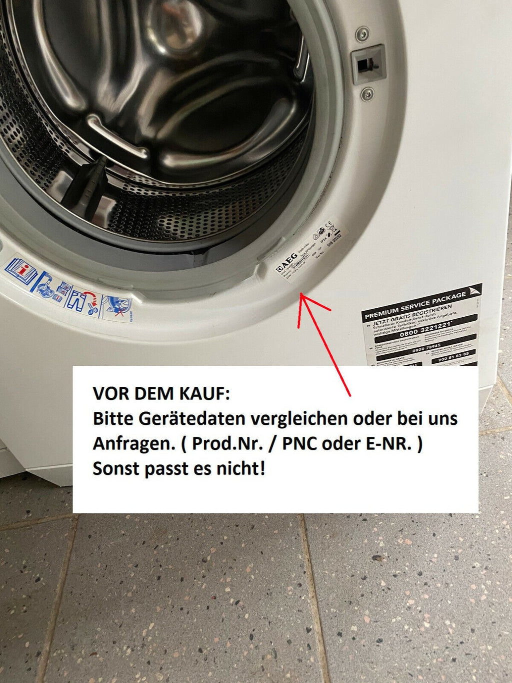 AEG Lavamat Stoßdämpfer 100N Electrolux 4071361473 für Waschmaschine Satz 80N